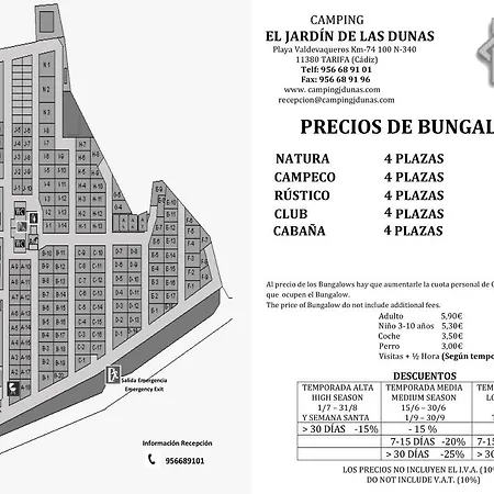 Campingplatz Camping El Jardin De Las Dunas